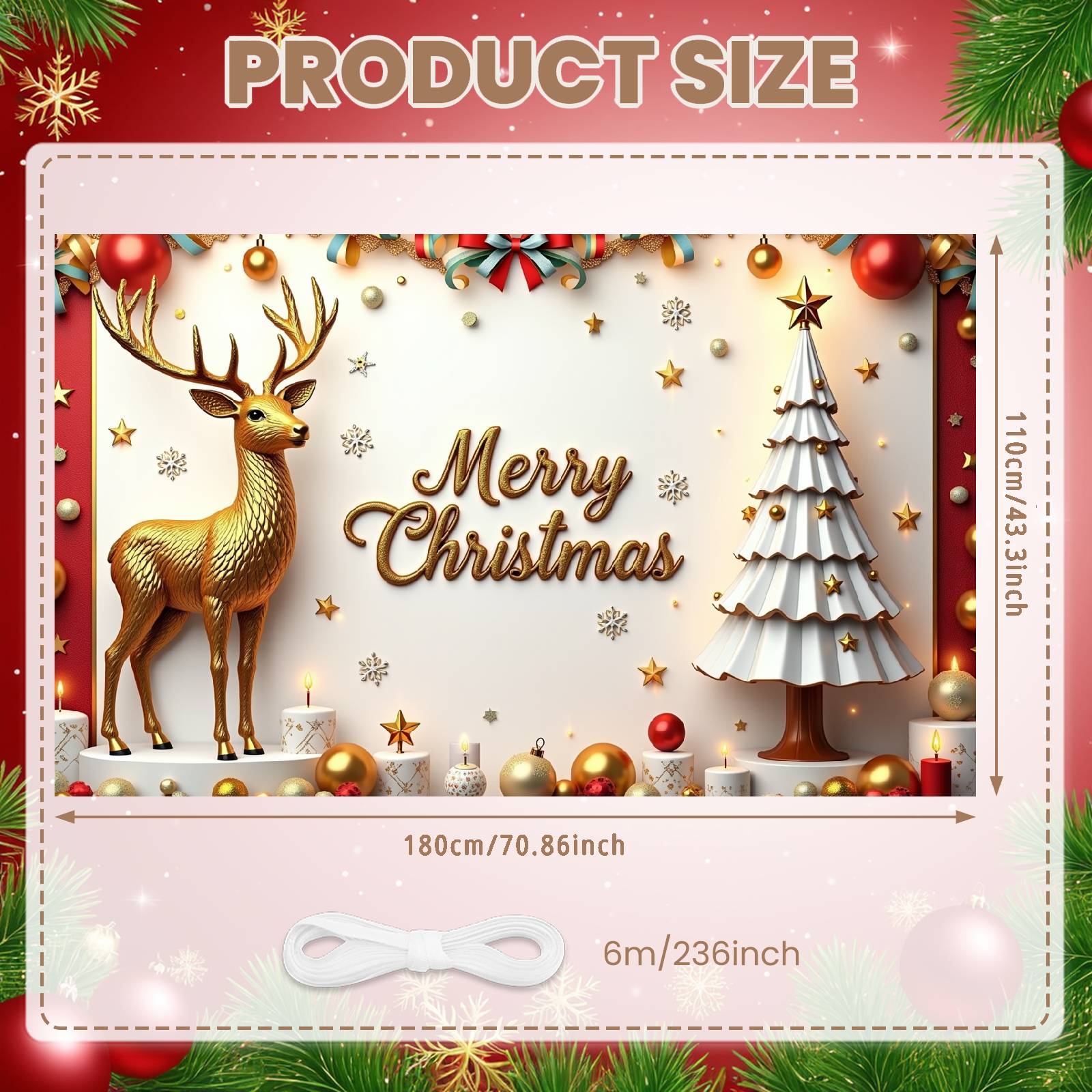 Xmas Banner Star Accent Snowflake Banner Holiday Banner Holiday Decorative For Xmas Party Mall Decoration Winter Event
Xmas Banner Star Accent Snowflake Banner Holiday Banner Holiday Decorative For Xmas Party Mall Decoration Winter Event