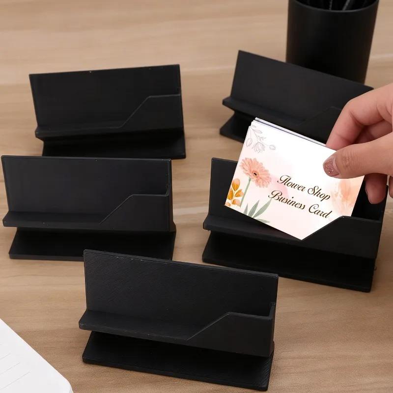 1Pc Minimalist Business Card Holder, Plastic Desktop Organizer For Storing And Displaying Your Cards - Suitable For Any Size чорний
1Pc Minimalist Business Card Holder, Plastic Desktop Organizer For Storing And Displaying Your Cards - Suitable For Any Size чорний