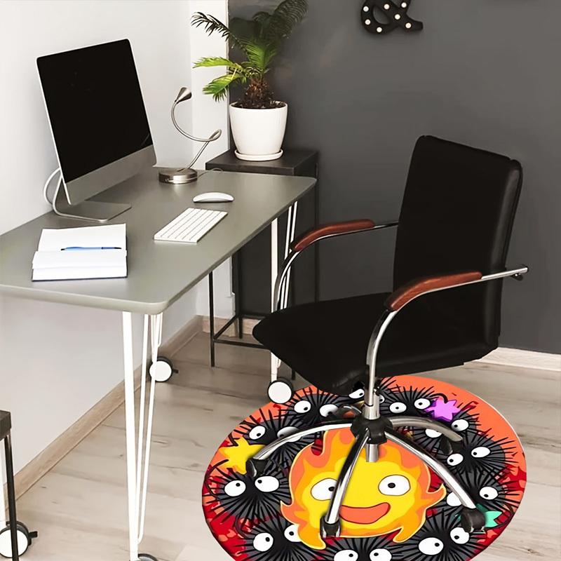 1pc Flame Monster with Spiky Eyes Round carpet, Made of Polyester,Perfect for Decorating Office Chairs, Living Rooms,fplt145 80cm by 80cm
1pc Flame Monster with Spiky Eyes Round carpet, Made of Polyester,Perfect for Decorating Office Chairs, Living Rooms,fplt145 80cm by 80cm