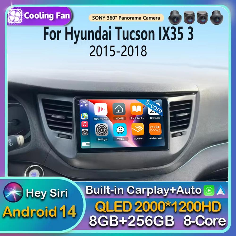 Android 14 Carplay Auto для Hyundai Tucson IX35 3 2015 2016 2017 2018 Автомобильный радиоприемник Мультимедиа GPS-плеер Стерео видео 360 Камера BT
Android 14 Carplay Auto для Hyundai Tucson IX35 3 2015 2016 2017 2018 Автомобильный радиоприемник Мультимедиа GPS-плеер Стерео видео 360 Камера BT