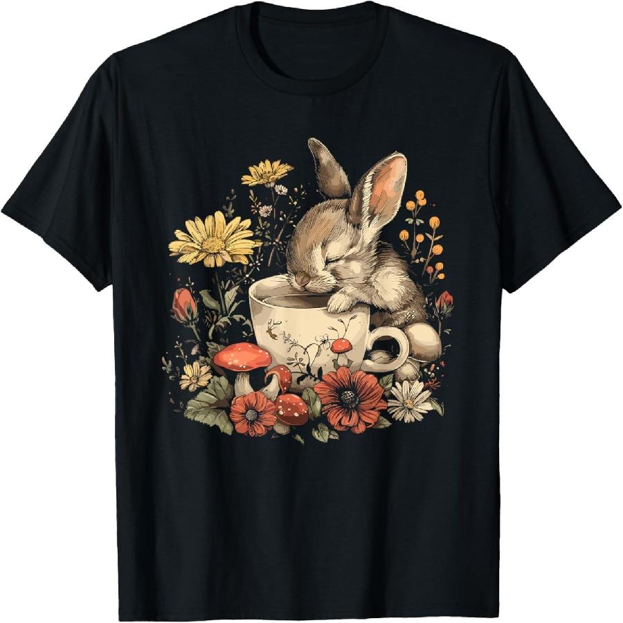 Rabbit Floral Bunny Cottagecore Aesthetic Tea Cup T-Shirt XXXXXL чорний
Rabbit Floral Bunny Cottagecore Aesthetic Tea Cup T-Shirt XXXXXL чорний