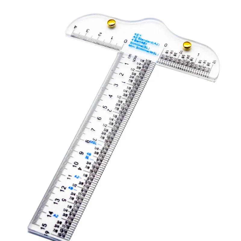 6 Inches Acrylic Clear T-Square Ruler for Crafting Drafting Layout Work Art Framing &Drafting Scrapbooking Crafting Tool
6 Inches Acrylic Clear T-Square Ruler for Crafting Drafting Layout Work Art Framing &Drafting Scrapbooking Crafting Tool