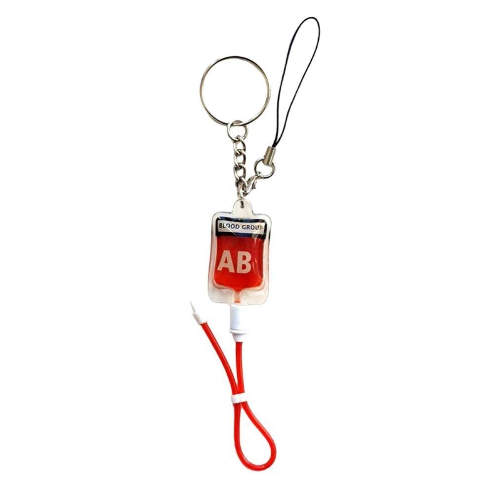 Creative Blood Bag Keychain Novelty Car Key Holder Fashion Blood Type Keyring AB
Creative Blood Bag Keychain Novelty Car Key Holder Fashion Blood Type Keyring AB
