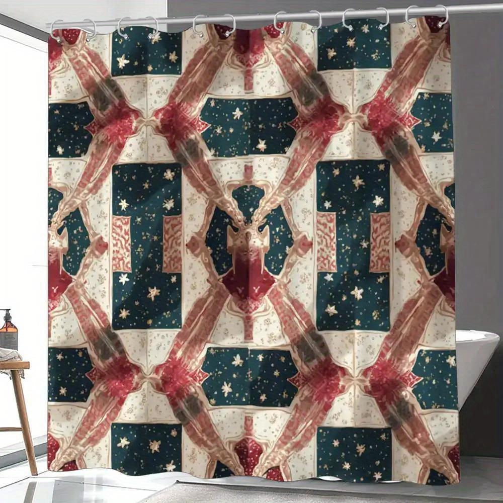 A Bathroom Shower Curtain with a Superhero Theme for a Patriotic Day Party, Includes 12 Hooks, Measuring 180*180Cm, Perfect fo 90x180cm
A Bathroom Shower Curtain with a Superhero Theme for a Patriotic Day Party, Includes 12 Hooks, Measuring 180*180Cm, Perfect fo 90x180cm