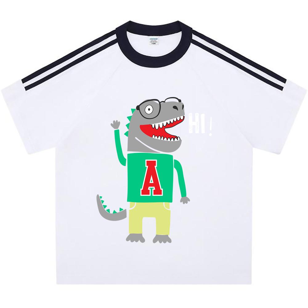 Kids 100% Cotton T-shirts Boys And Girls 200 GSM Cotton Tees cute dinoaur6 Cartoon Print Child Tshirts 150 білий
Kids 100% Cotton T-shirts Boys And Girls 200 GSM Cotton Tees cute dinoaur6 Cartoon Print Child Tshirts 150 білий