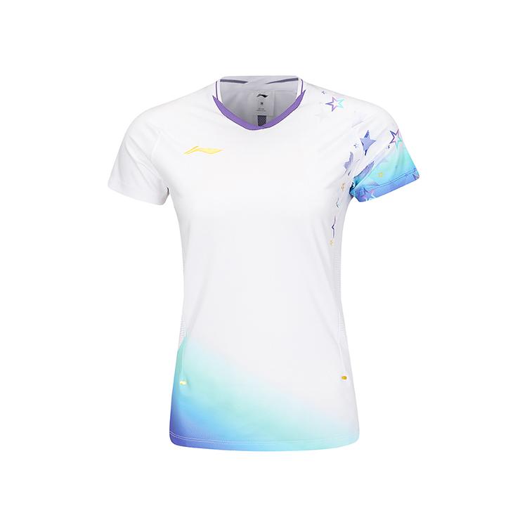 Li Ning Badminton Series Quick-Dry V-Neck Casual Letter Brand Logo Short Sleeve T-Shirt Women T-Shirt White AAYV030-1 M
Li Ning Badminton Series Quick-Dry V-Neck Casual Letter Brand Logo Short Sleeve T-Shirt Women T-Shirt White AAYV030-1 M