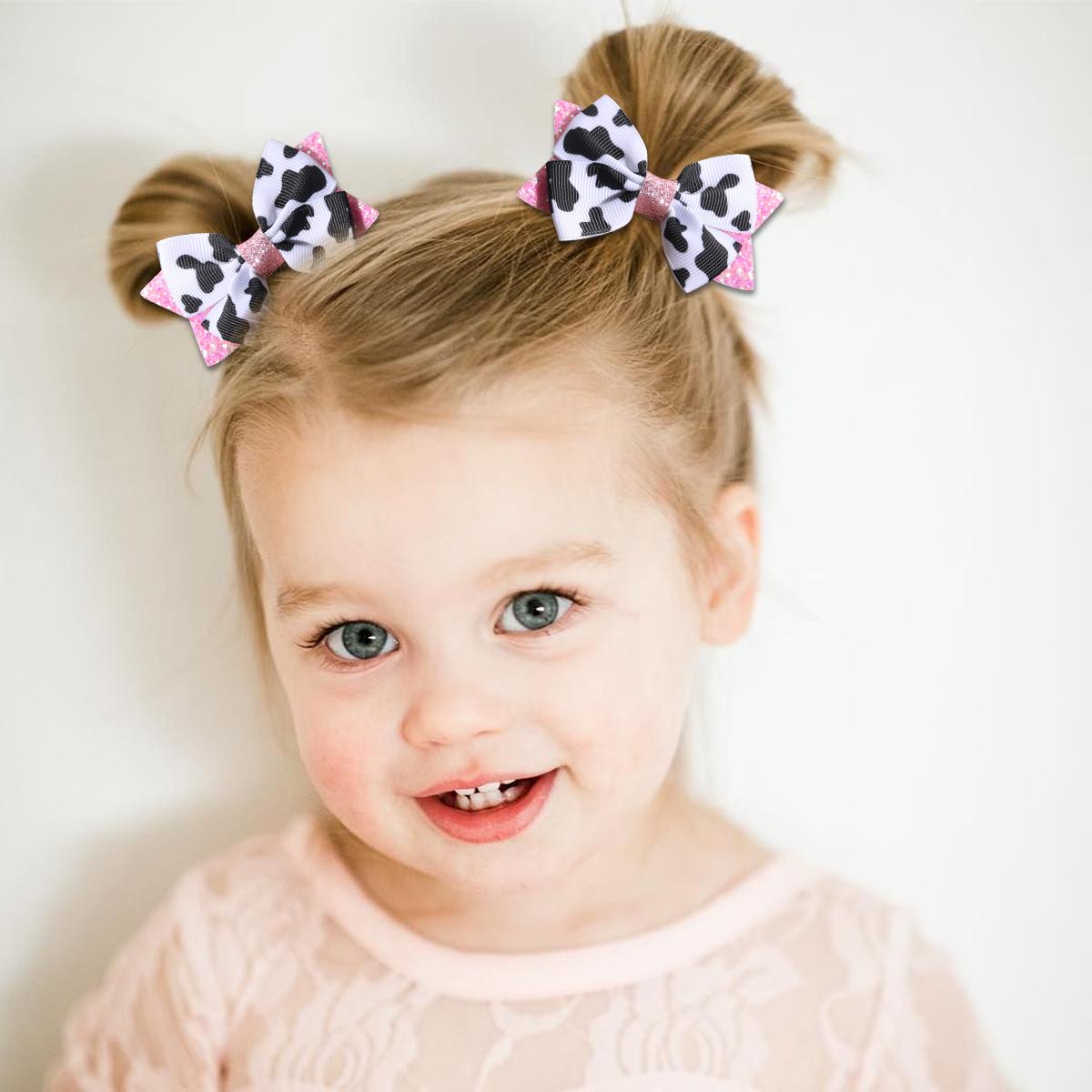 2pcs/set New Cow Print Hair Bow Clips For Girls Grosgrain Ribbon Bow Hairpins Handmade Bowknote Barrettes Hair Accessories Gift
2pcs/set New Cow Print Hair Bow Clips For Girls Grosgrain Ribbon Bow Hairpins Handmade Bowknote Barrettes Hair Accessories Gift