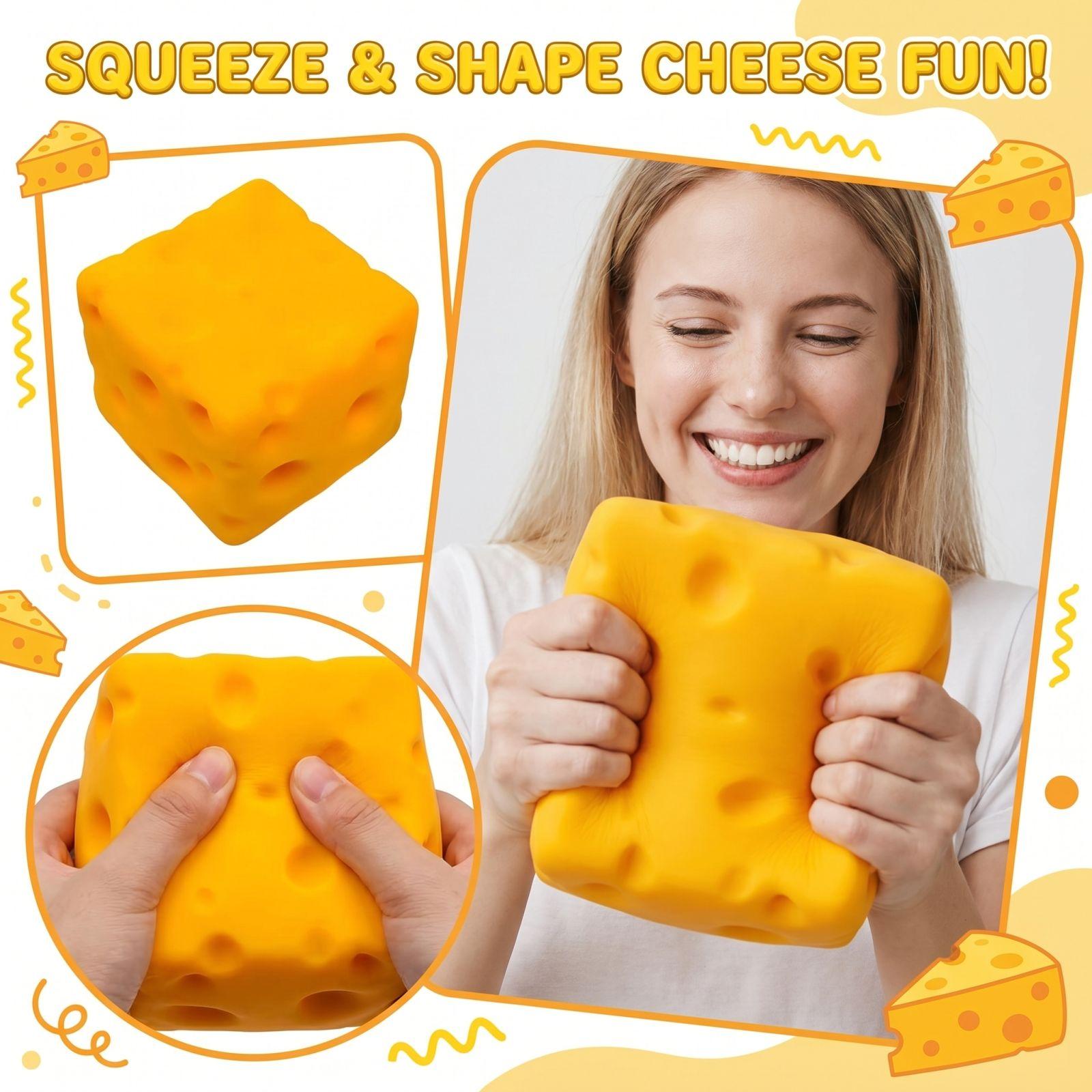 10cm Stress Relief Cube Toy Soft Clay Filled Squeeze Sensory Fidget Item for Relaxation and Focus One Size жёлтый
10cm Stress Relief Cube Toy Soft Clay Filled Squeeze Sensory Fidget Item for Relaxation and Focus One Size жёлтый