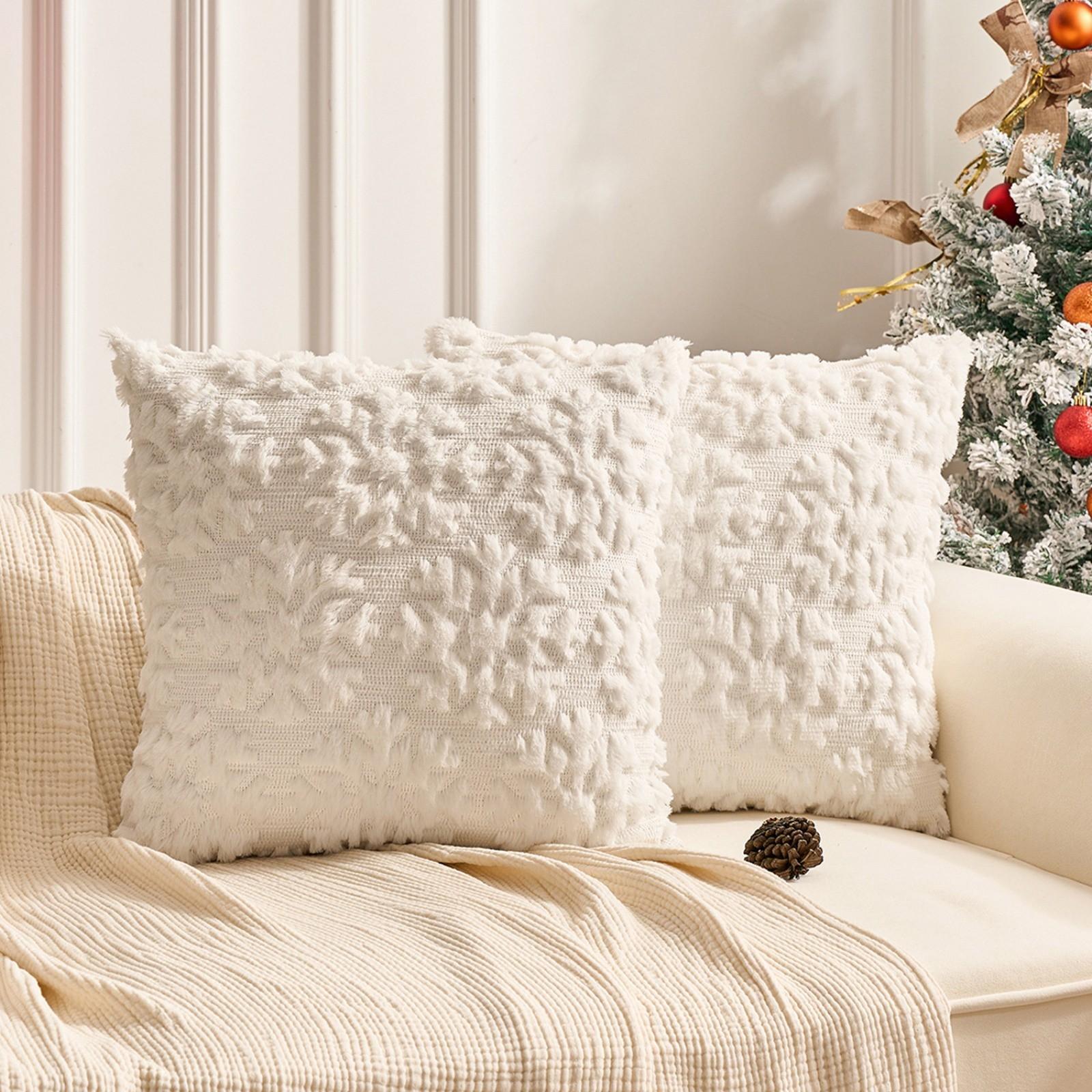 Новорічна наволочка 17,7*17,7 дюйма з вишивкою сніжинки, диванна подушка, домашня наволочка One Size білий
Новорічна наволочка 17,7*17,7 дюйма з вишивкою сніжинки, диванна подушка, домашня наволочка One Size білий