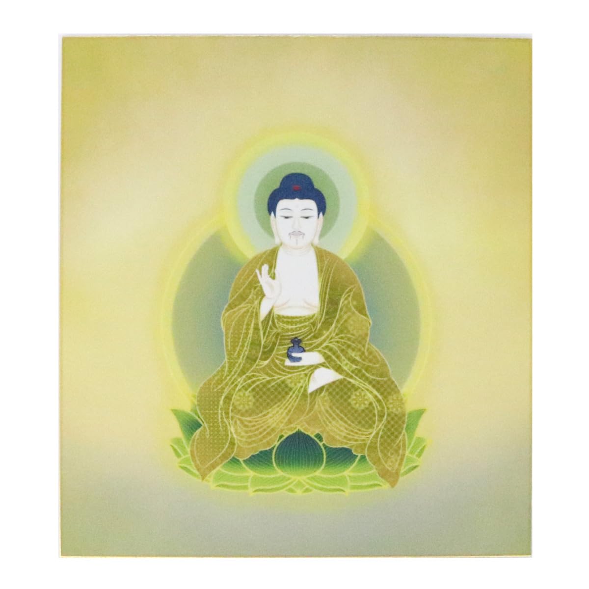 Buddhist Painting Colored Paper Colored Paper Hand Colored Yakushi Nyorai Yakushi Nyorai бежевий
Buddhist Painting Colored Paper Colored Paper Hand Colored Yakushi Nyorai Yakushi Nyorai бежевий