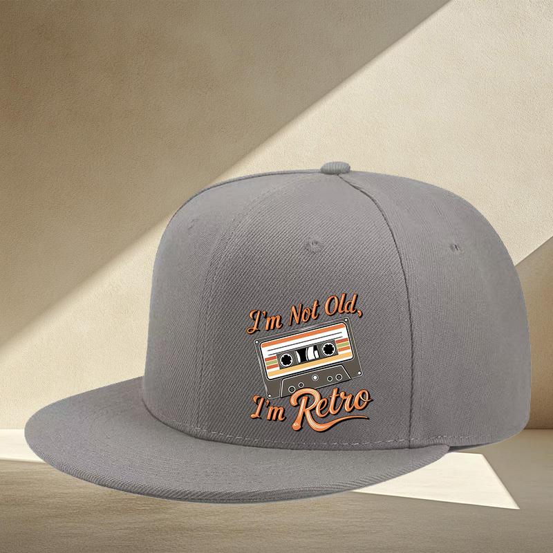 Im Not Old Im Retro Cassette Tape Baseball Cap Adjustable Snapback Hat Unisex Casual Streetwear One Size
Im Not Old Im Retro Cassette Tape Baseball Cap Adjustable Snapback Hat Unisex Casual Streetwear One Size