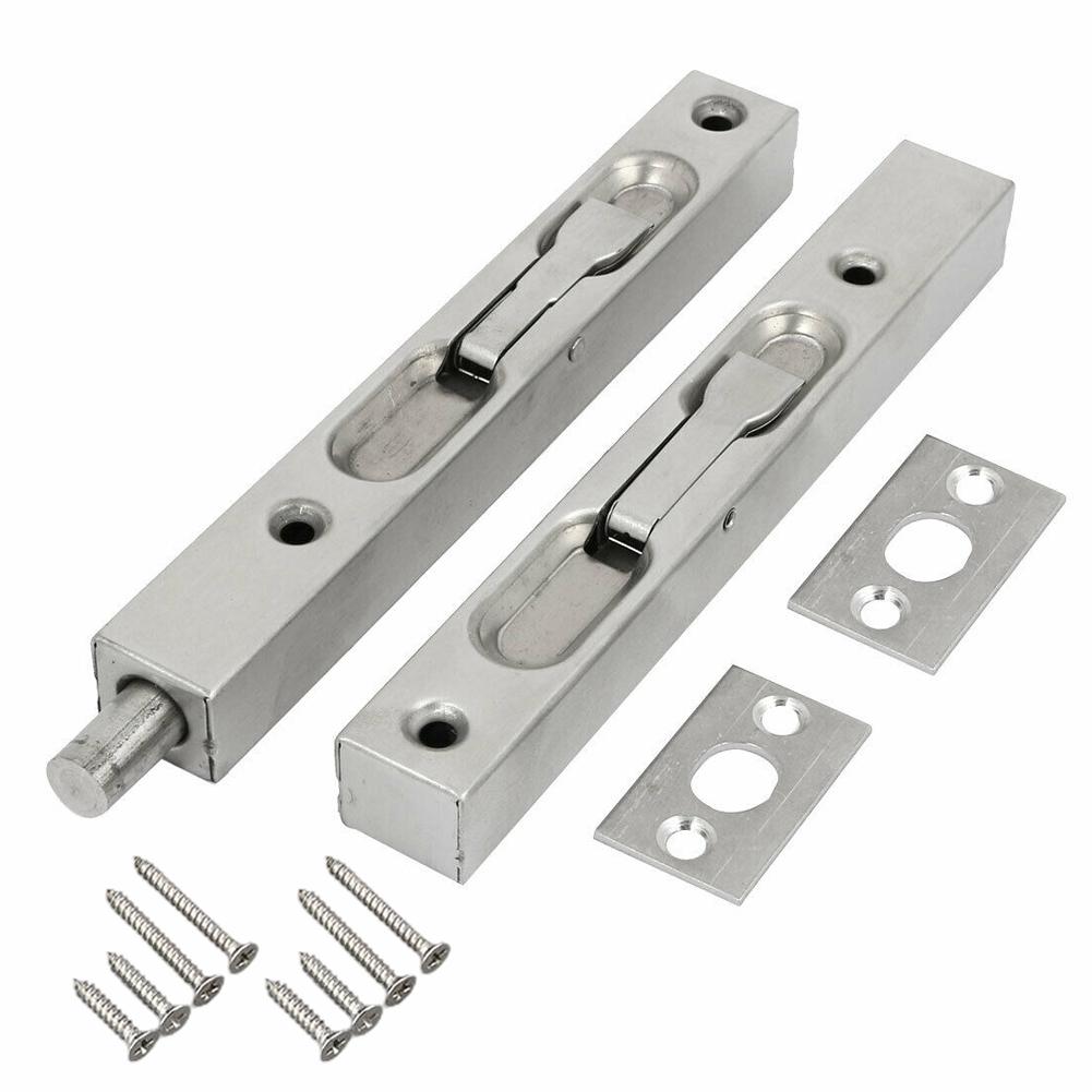 2Pcs Flush Bolt W/Screws Latch Lock Door Guard Lever 6In Stainless Steel Home Decor Spare Tools For Double Opening Doord
2Pcs Flush Bolt W/Screws Latch Lock Door Guard Lever 6In Stainless Steel Home Decor Spare Tools For Double Opening Doord