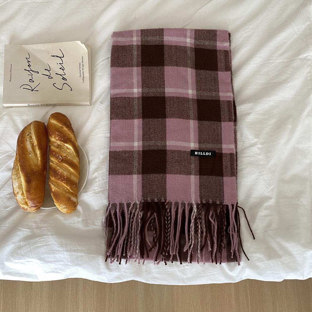 2025 Winter Red Plaid Imitation Cashmere Scarf - Warm Neck Warmer for Women & Couples
2025 Winter Red Plaid Imitation Cashmere Scarf - Warm Neck Warmer for Women & Couples