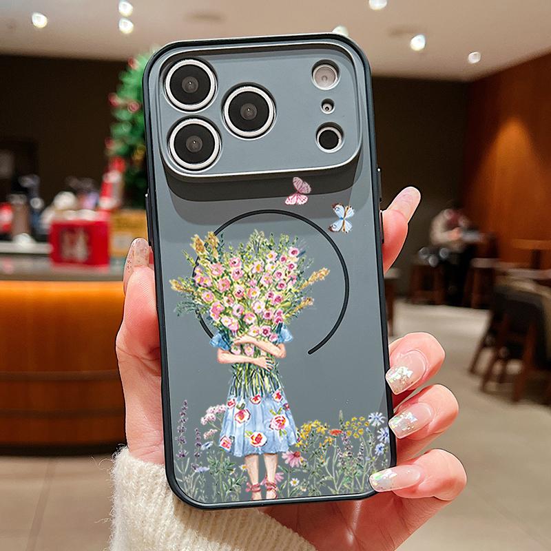 Чехол с цветочным узором для девочки для iPhone 17 Pro Max Funda iPhone 16 15 14 13 Pro Max Магнитный Для Magsafe Гибридный Тонкий Матовый Чехол iPhone 17 чёрный
Чехол с цветочным узором для девочки для iPhone 17 Pro Max Funda iPhone 16 15 14 13 Pro Max Магнитный Для Magsafe Гибридный Тонкий Матовый Чехол iPhone 17 чёрный