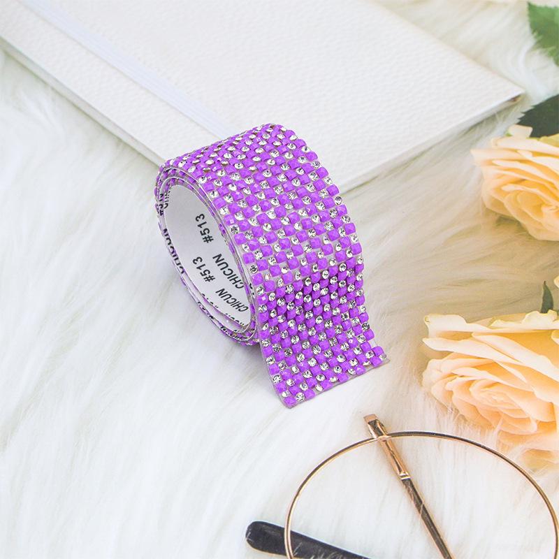 10pcs Rhinestone Ribbons Roll Diamond Sparkling Banding Party Gift Decoration DIY Crafts Self-Adhesive Rhinestone Sticker 10MM&10Pcs(Each 40CM) фіолетовий
10pcs Rhinestone Ribbons Roll Diamond Sparkling Banding Party Gift Decoration DIY Crafts Self-Adhesive Rhinestone Sticker 10MM&10Pcs(Each 40CM) фіолетовий