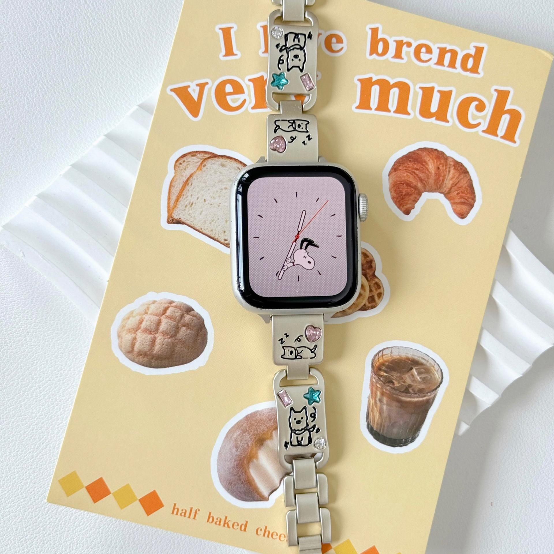 Luxury Cute Dog Colored Rhinestone Strap For Apple Watch Band S11/10/9/8/7/SE/Ultra 3 IWatch 49/46/45/44/42/41/40/38mm Bracelet 38 40 41(S11 10)42MM
Luxury Cute Dog Colored Rhinestone Strap For Apple Watch Band S11/10/9/8/7/SE/Ultra 3 IWatch 49/46/45/44/42/41/40/38mm Bracelet 38 40 41(S11 10)42MM
