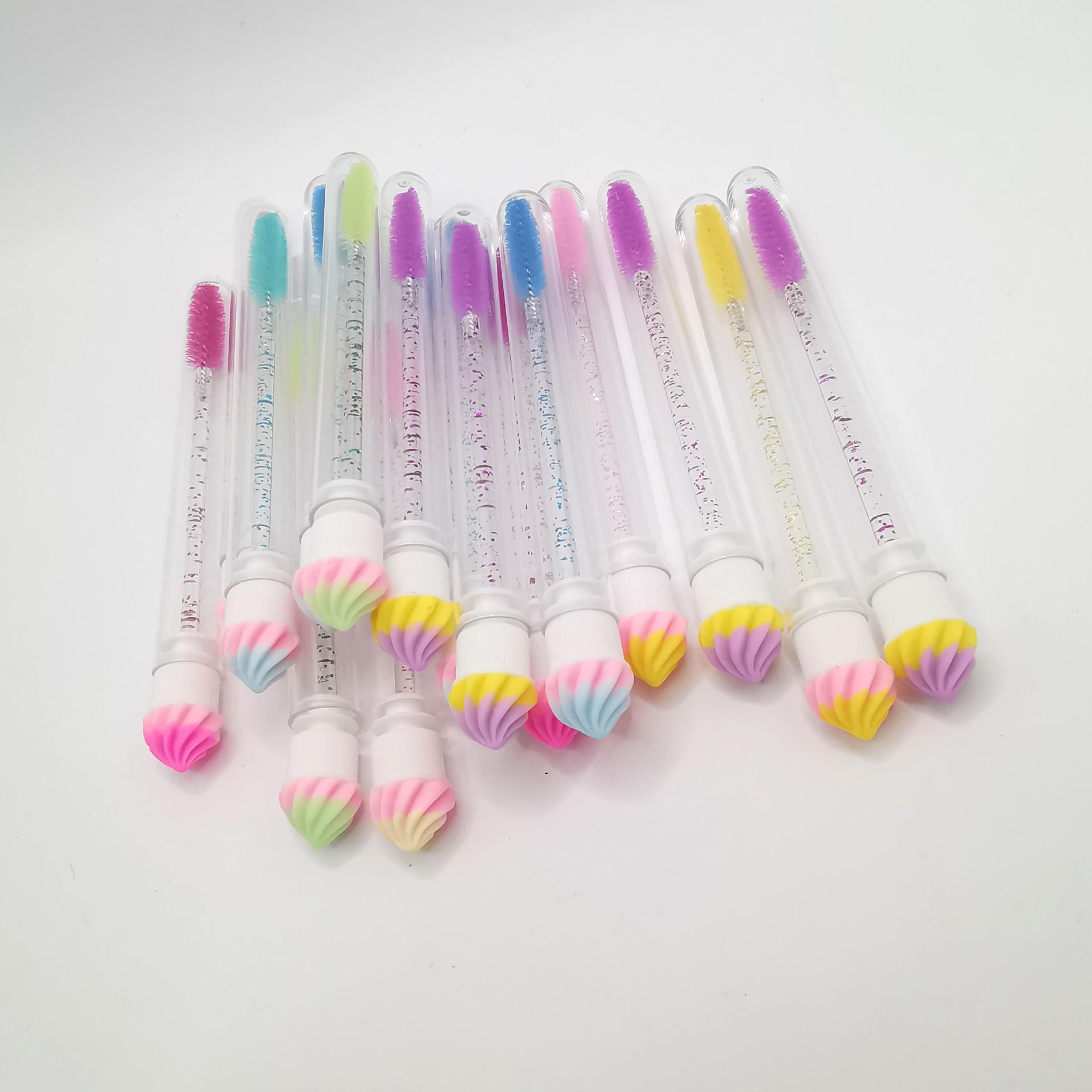 Ice Cream Tube Eyelash Brush - Cartoon Style, Portable, Transparent Plastic Test Tube
Ice Cream Tube Eyelash Brush - Cartoon Style, Portable, Transparent Plastic Test Tube