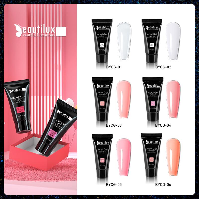 Beautilux Poly Acryl Gel Nail Polish Soak Off UV LED Crystal Acryl Tip Building Construction Gel Nails Art Design Enhancer 30 г
Beautilux Poly Acryl Gel Nail Polish Soak Off UV LED Crystal Acryl Tip Building Construction Gel Nails Art Design Enhancer 30 г