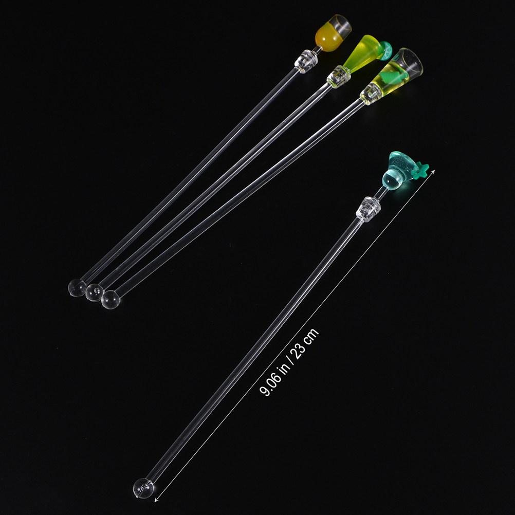 5Pcs Acrylic Swizzle Sticks Bright Colorful Drink Mixer Stirrers Bar Cocktail Tools for Coffee Milk Tea Drinks Party
5Pcs Acrylic Swizzle Sticks Bright Colorful Drink Mixer Stirrers Bar Cocktail Tools for Coffee Milk Tea Drinks Party