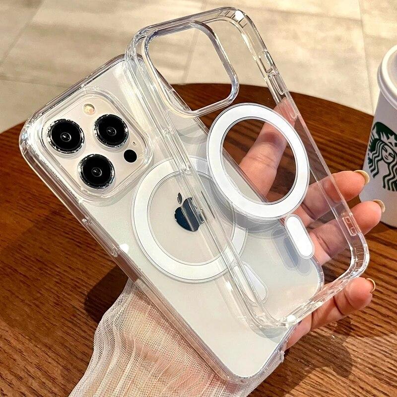 Роскошный магнитный чехол для телефона с беспроводной зарядкой для iPhone 11 12 13 14 15 Pro Max Mini Plus противоударный прозрачный чехол-бампер Magsafe For iPhone 11 чистый
Роскошный магнитный чехол для телефона с беспроводной зарядкой для iPhone 11 12 13 14 15 Pro Max Mini Plus противоударный прозрачный чехол-бампер Magsafe For iPhone 11 чистый