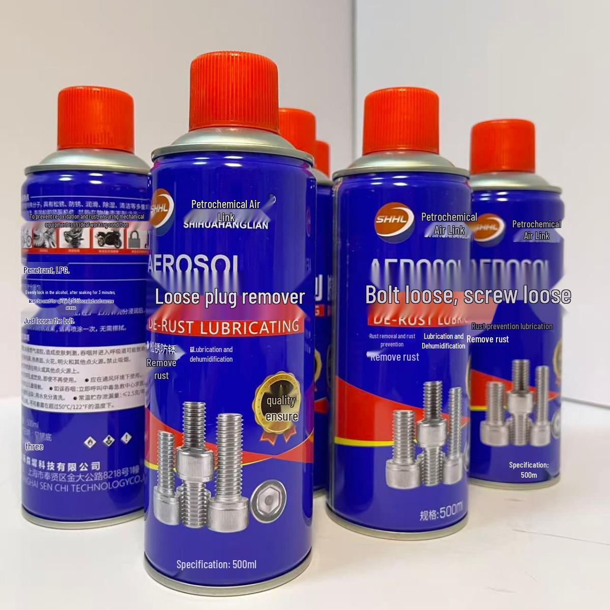 Multi-functional Anti-Rust Lubricant and Rust Remover Oil - 500ml Stainless Steel Protective Formula 1 bottle
Multi-functional Anti-Rust Lubricant and Rust Remover Oil - 500ml Stainless Steel Protective Formula 1 bottle