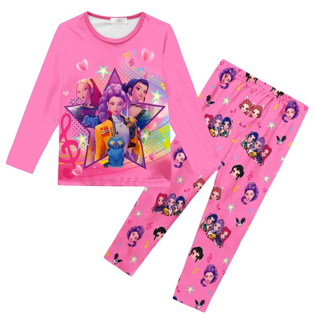 Дитячі Дівчатка K-POP Румі Міра Зої Принт Футболка з Довгим Рукавом Топ Штани Штани Піжама Спальний Одяг Комплекти 150cm
Дитячі Дівчатка K-POP Румі Міра Зої Принт Футболка з Довгим Рукавом Топ Штани Штани Піжама Спальний Одяг Комплекти 150cm