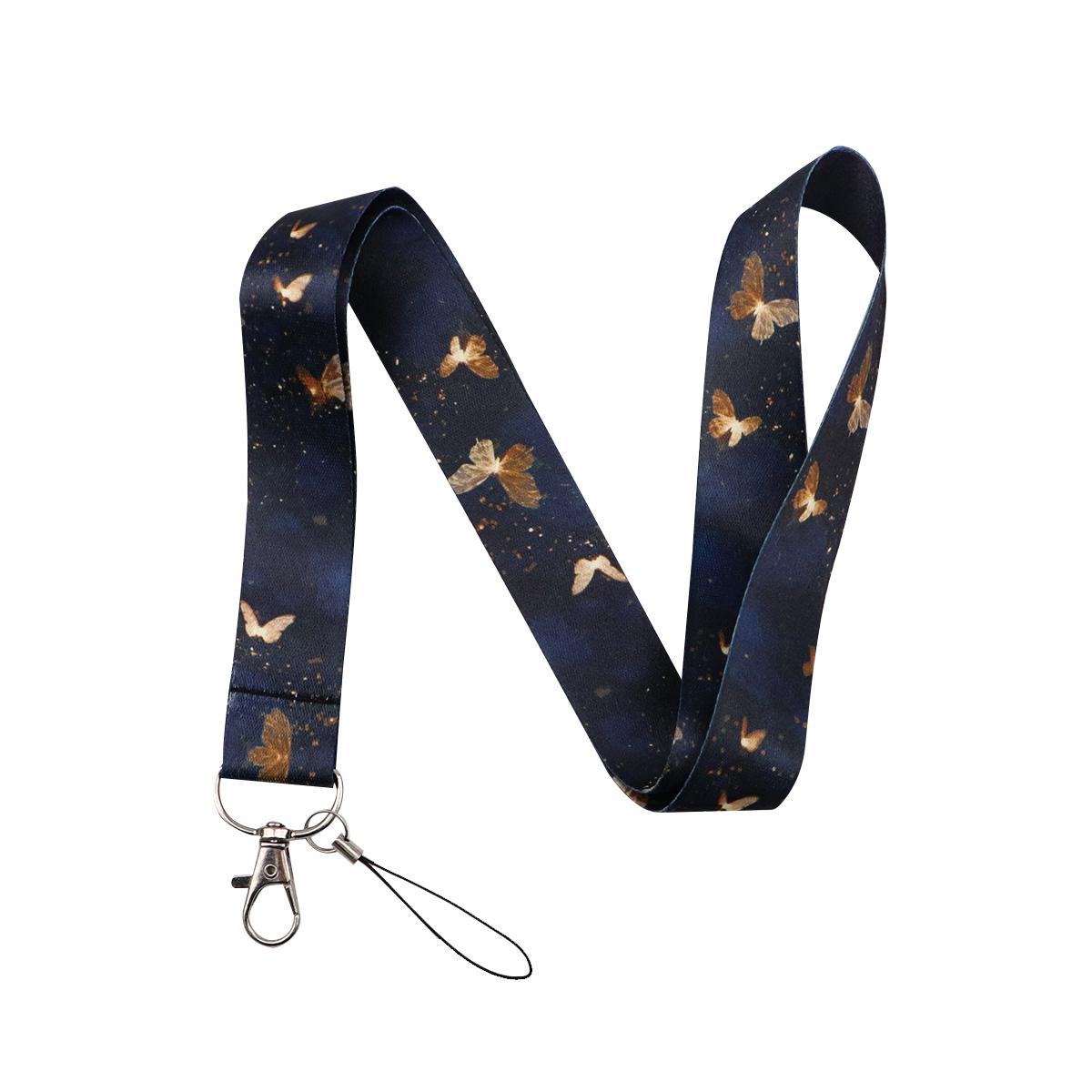 Floral Butterfly Charm Lanyard For Keys ID Credit Bank Card Cover Badge Holder Phone Key Lanyard Keychain Accessories Gifts
Floral Butterfly Charm Lanyard For Keys ID Credit Bank Card Cover Badge Holder Phone Key Lanyard Keychain Accessories Gifts