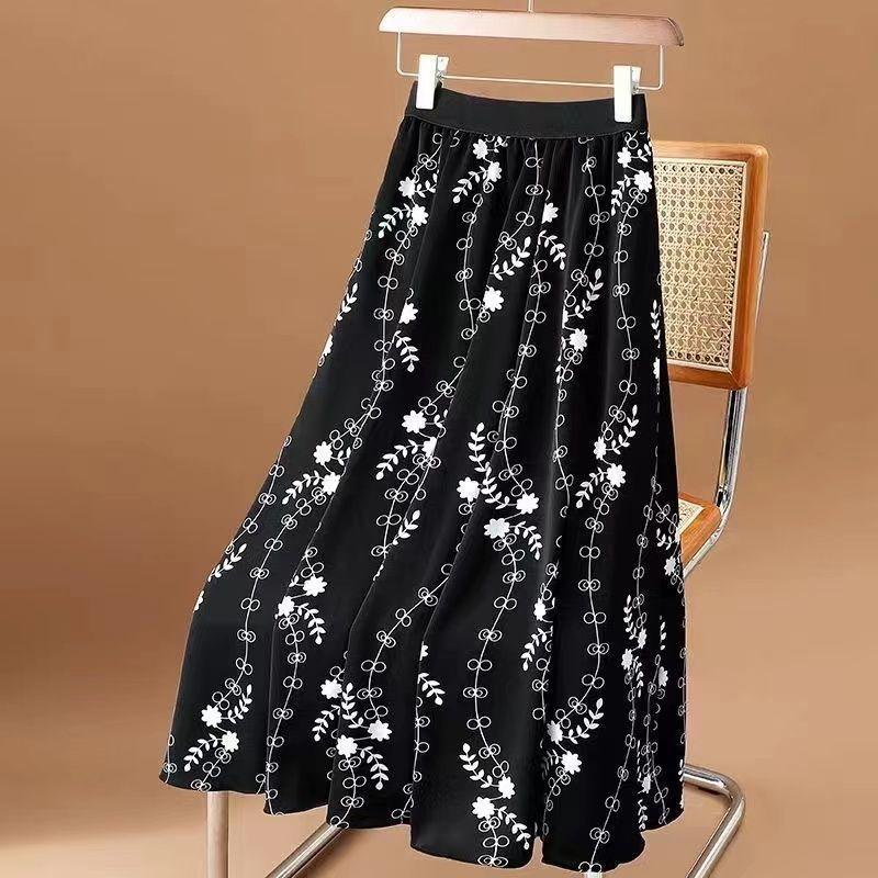 Длинная плиссированная фатиновая юбка, женская летняя корейская модная сетчатая флокированная юбка-миди с цветочным принтом, женская юбка-миди с высокой талией 3XL
Длинная плиссированная фатиновая юбка, женская летняя корейская модная сетчатая флокированная юбка-миди с цветочным принтом, женская юбка-миди с высокой талией 3XL