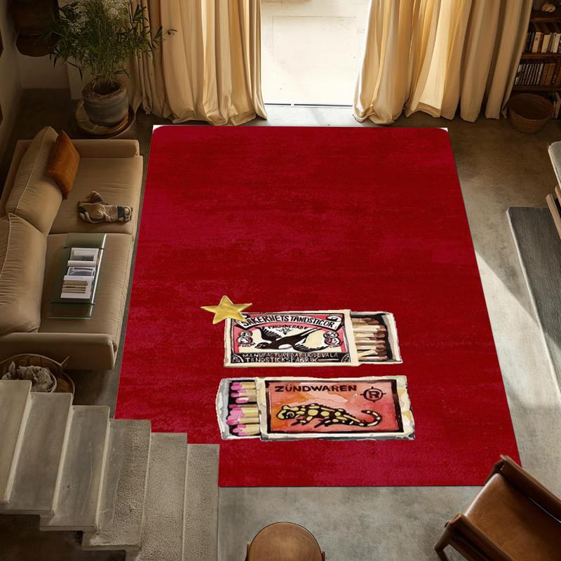 Vintage Matchbox Collage Area Rug Retro Red Print Washable Non-Slip Carpet for Bedroom Dining Room Kids Playroom Nursery Boho 40x60CM
Vintage Matchbox Collage Area Rug Retro Red Print Washable Non-Slip Carpet for Bedroom Dining Room Kids Playroom Nursery Boho 40x60CM