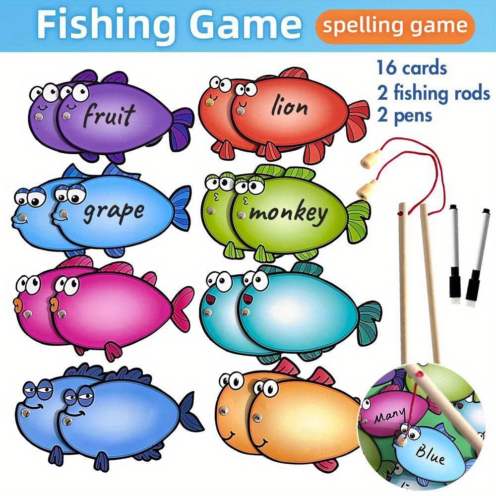 Magnetic Fishing Game Set for Kids Includes Magnetic Rods and Fish Pieces Educational Toy for Hand Eye Coordination and Cognitive Development One Size
Magnetic Fishing Game Set for Kids Includes Magnetic Rods and Fish Pieces Educational Toy for Hand Eye Coordination and Cognitive Development One Size