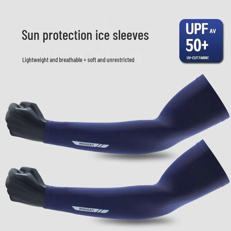 Ice Silk Sun Protection Sleeves: Men s Anti-UV Long Cycling Gloves One Size
Ice Silk Sun Protection Sleeves: Men s Anti-UV Long Cycling Gloves One Size