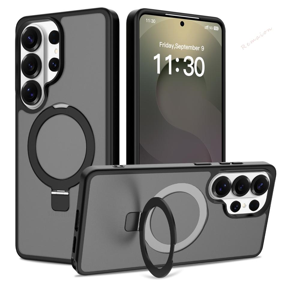 Matte Magnetic Phone Case for Samsung Galaxy S26 S23 S22 S24 S25 FE Ultra Edge Magsafe Metal Stand Charge Protector Cover For Samsung S25
Matte Magnetic Phone Case for Samsung Galaxy S26 S23 S22 S24 S25 FE Ultra Edge Magsafe Metal Stand Charge Protector Cover For Samsung S25