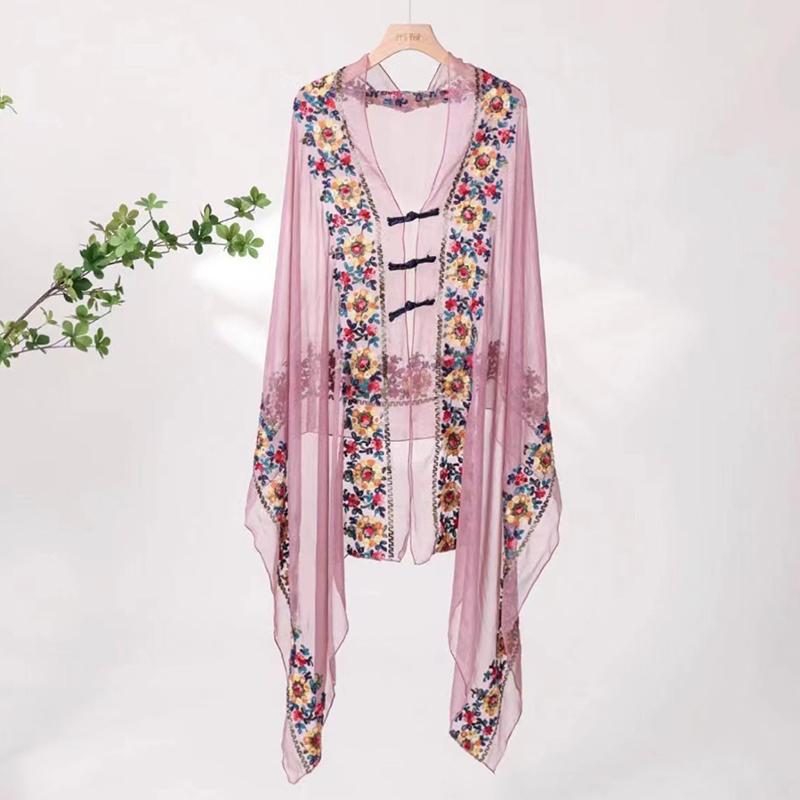 Womens Ethnic Style Cycling Buckle Design Sun Protection Embroidery Summer Multiple Colors Beach Breathable Outdoor Accessories
Womens Ethnic Style Cycling Buckle Design Sun Protection Embroidery Summer Multiple Colors Beach Breathable Outdoor Accessories