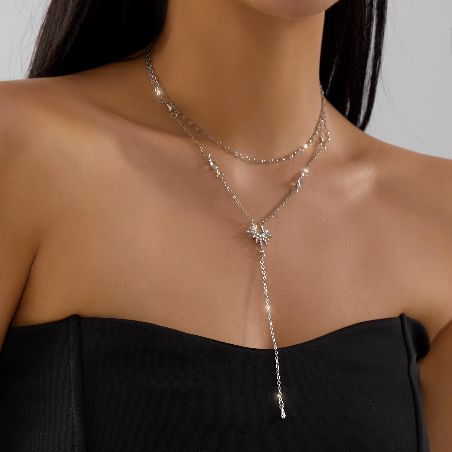 Elegant design, long chain women s lasso necklace Y-shaped pendant collarbone chain niche series
Elegant design, long chain women s lasso necklace Y-shaped pendant collarbone chain niche series