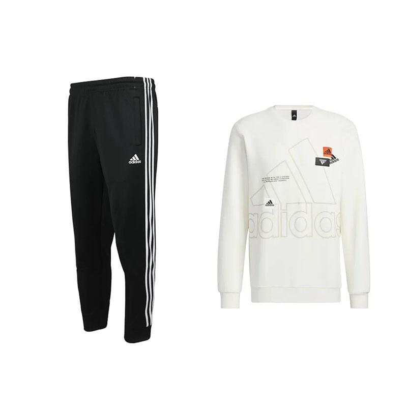 Adidas Crew Neck Pullover Long Sleeve Top Outdoor Casual Sports Jogger Pants Sweatshirt Set Men Sets HP1432+TR30P4-CBW S
Adidas Crew Neck Pullover Long Sleeve Top Outdoor Casual Sports Jogger Pants Sweatshirt Set Men Sets HP1432+TR30P4-CBW S