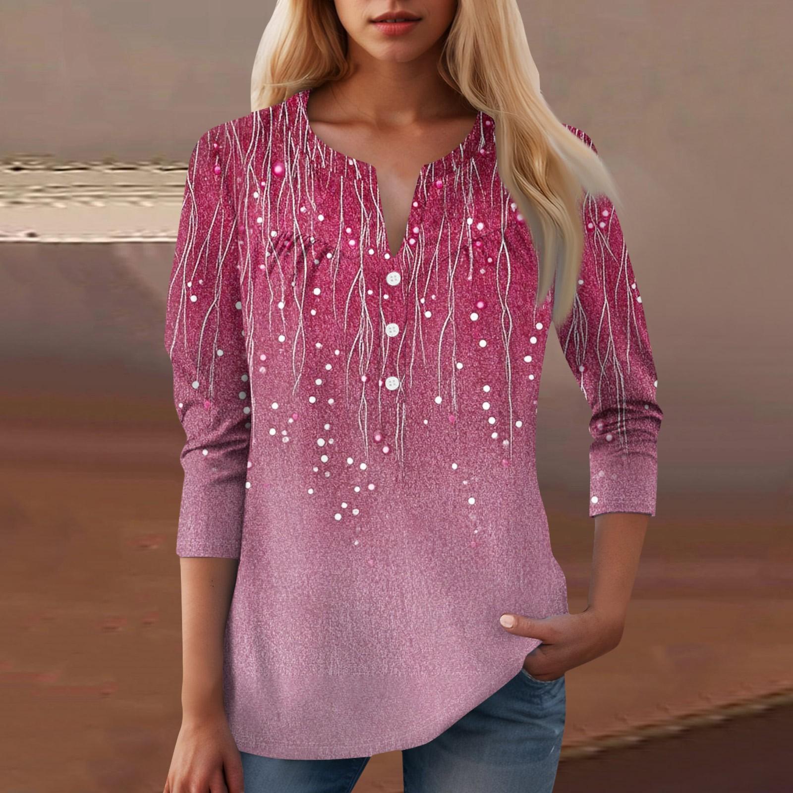 Женская повседневная футболка с цветочным принтом и V-образным вырезом, декоративная пуговица XXXL светло-розовый
Женская повседневная футболка с цветочным принтом и V-образным вырезом, декоративная пуговица XXXL светло-розовый