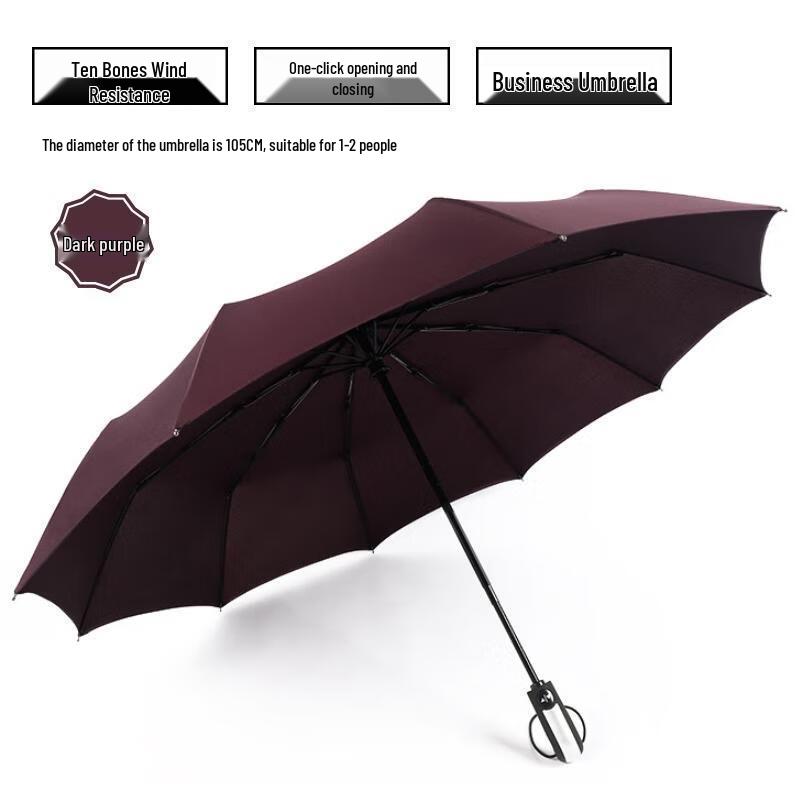 HANDUNYOU Deluxe 10-Rib Fully Automatic Umbrella
HANDUNYOU Deluxe 10-Rib Fully Automatic Umbrella