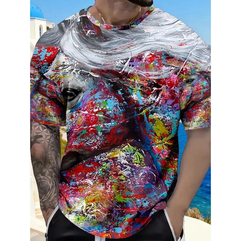 New men s short sleeve T-shirt 8XL
New men s short sleeve T-shirt 8XL