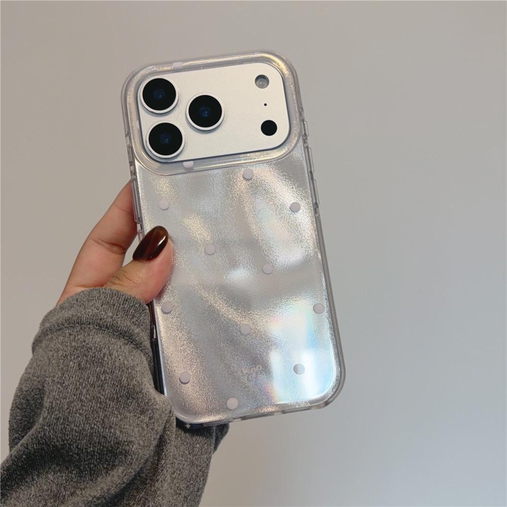 INS Iridescent Polka Dot Phone Case for iPhone 14, 15Pro, 16ProMax, 17Pro - Double-Layer, Drop-Proof, Stylish Design for Women iPhone 15
INS Iridescent Polka Dot Phone Case for iPhone 14, 15Pro, 16ProMax, 17Pro - Double-Layer, Drop-Proof, Stylish Design for Women iPhone 15