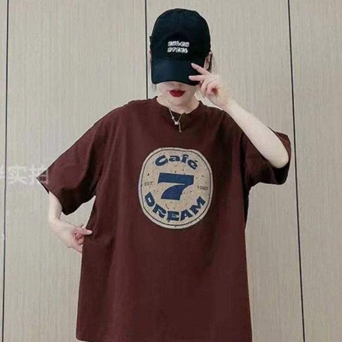 Cotton Back Hemming Short Sleeve T-Shirt Women s 2025 Loose Top XXXXL бордовий
Cotton Back Hemming Short Sleeve T-Shirt Women s 2025 Loose Top XXXXL бордовий