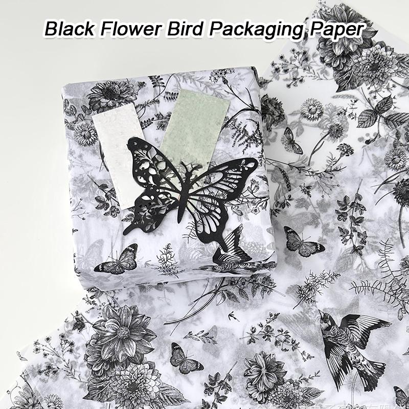 10/50PCS Aesthetic Gift Wrapping Sheets Wrapping Gifts Black Floral Bird Tissue Paper High-Quality 50x35cm 10pcs чорний
10/50PCS Aesthetic Gift Wrapping Sheets Wrapping Gifts Black Floral Bird Tissue Paper High-Quality 50x35cm 10pcs чорний
