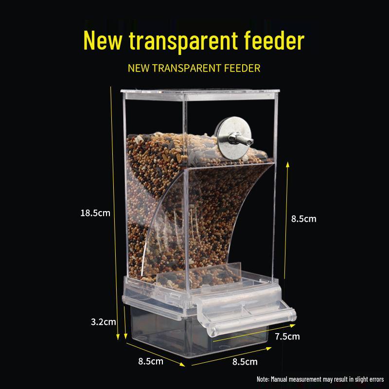 Splash-Proof Parrot & Cockatiel Bird Feeder - Anti-Spill Food Container
Splash-Proof Parrot & Cockatiel Bird Feeder - Anti-Spill Food Container