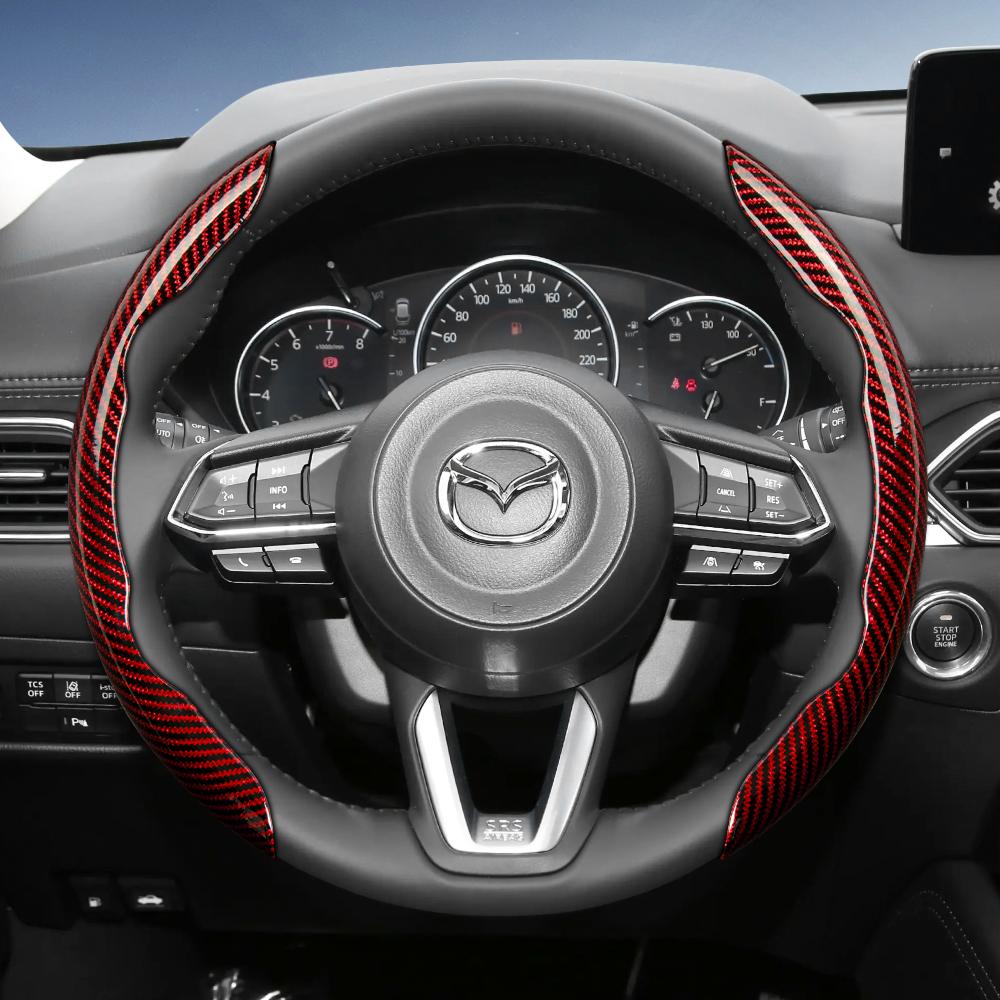 Suitable for Mazda Carbon Fiber Texture Steering Wheel Cover with Segmented Quick-Release Design, Durable, for Cx-
Suitable for Mazda Carbon Fiber Texture Steering Wheel Cover with Segmented Quick-Release Design, Durable, for Cx-