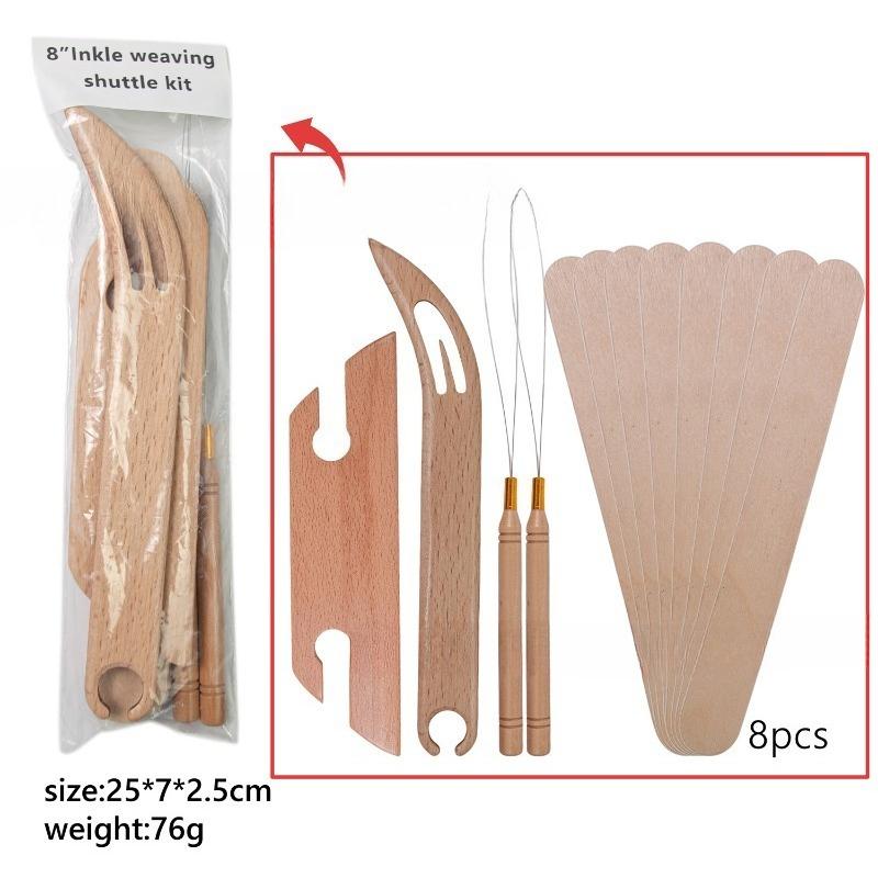 Inkle weaving shuttle kit strap webbing tool set beech weaving tool shuttle
Inkle weaving shuttle kit strap webbing tool set beech weaving tool shuttle