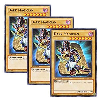 Набор из 3 английской версии Dark Magician Black Magician 1st Edition Yu-Gi-Oh! YSYR-EN001 (Нормальный)
Набор из 3 английской версии Dark Magician Black Magician 1st Edition Yu-Gi-Oh! YSYR-EN001 (Нормальный)