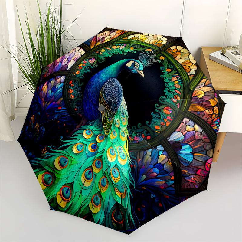 Peacock Color RetroThemed Automatic Opening and Closing Umbrella 8 Ribs, Suitable for Leisure and Going Out, Outdoor Accessory, Gothic Sty
Peacock Color RetroThemed Automatic Opening and Closing Umbrella 8 Ribs, Suitable for Leisure and Going Out, Outdoor Accessory, Gothic Sty
