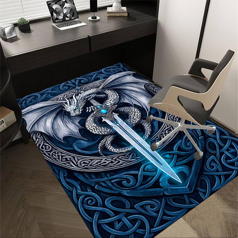 1PC Dragon Sword Non-Slip Floor Carpet Compatible for Office&Living Room&Bedroom&Dining room - Soft & Pattern, Vibrant Colors-H0374 60cm by 90cm
1PC Dragon Sword Non-Slip Floor Carpet Compatible for Office&Living Room&Bedroom&Dining room - Soft & Pattern, Vibrant Colors-H0374 60cm by 90cm