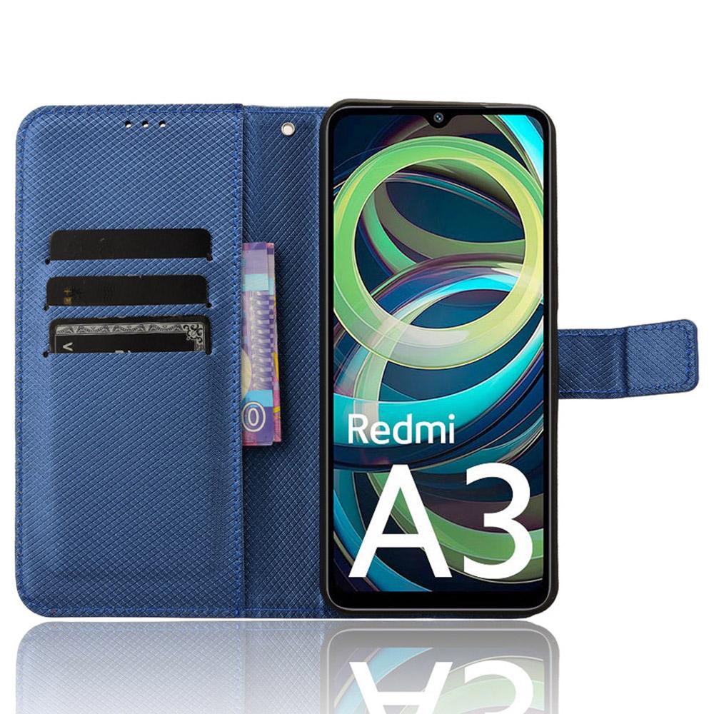 For Xiaomi Redmi A3 4G/Poco C61 4G Case Diamond Texture Flip Folio Leather Cell Phone Cover Blue
For Xiaomi Redmi A3 4G/Poco C61 4G Case Diamond Texture Flip Folio Leather Cell Phone Cover Blue