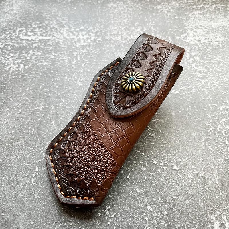 Зовнішня кобура для складаного ножа з друком Портативний шкіряний пояс із оболонкою Захисний чохол для ножа з коров’ячої шкіри Аксесуар для рукоділля
Зовнішня кобура для складаного ножа з друком Портативний шкіряний пояс із оболонкою Захисний чохол для ножа з коров’ячої шкіри Аксесуар для рукоділля