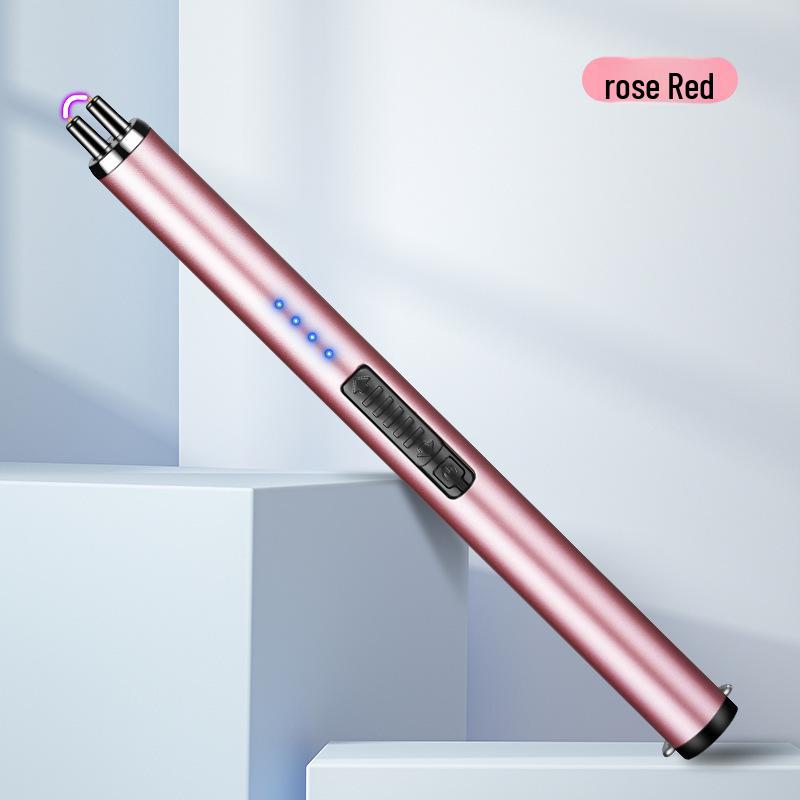 JL855 Кухонный газовый импульсный запальник: Электронная зажигалка для ароматерапии розового золота